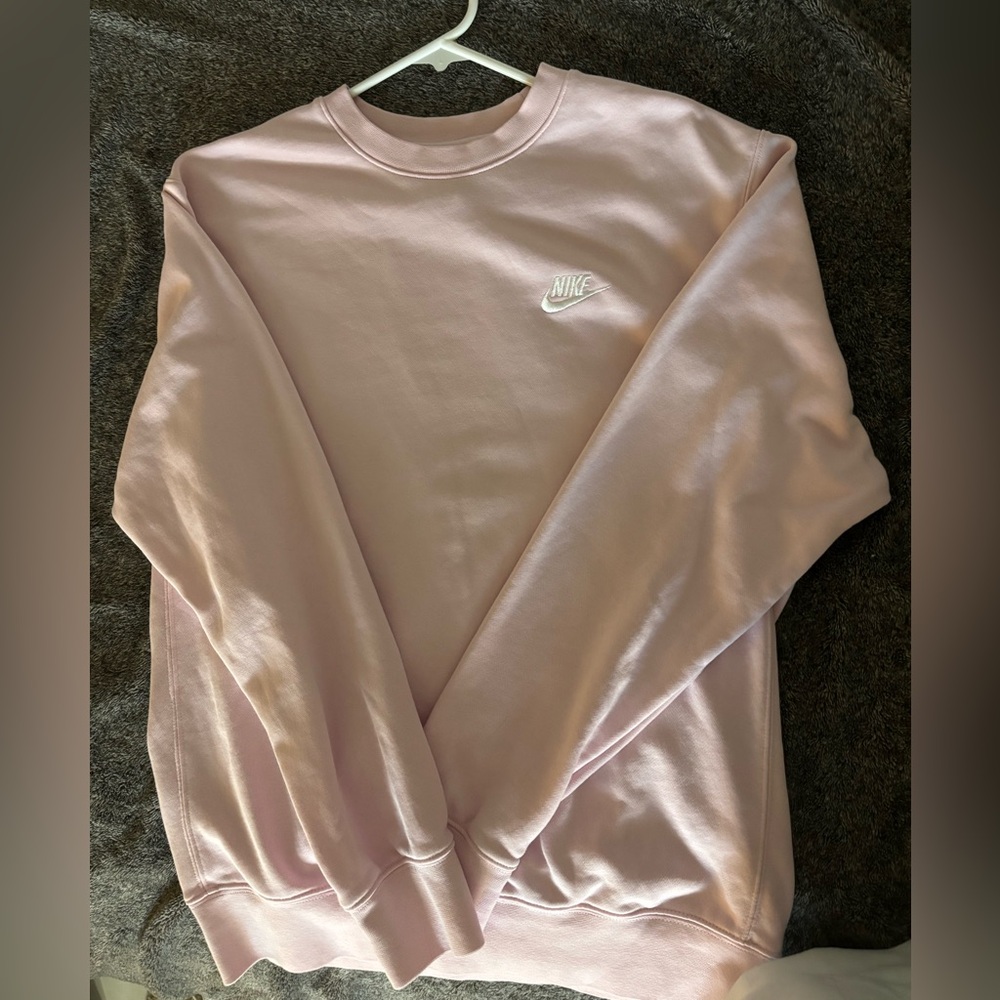 Baby pink Nike crewneck